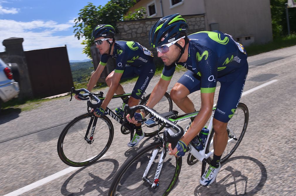 Alejandro Valverde at the Crit&eacute;rium du Dauphin&eacute;