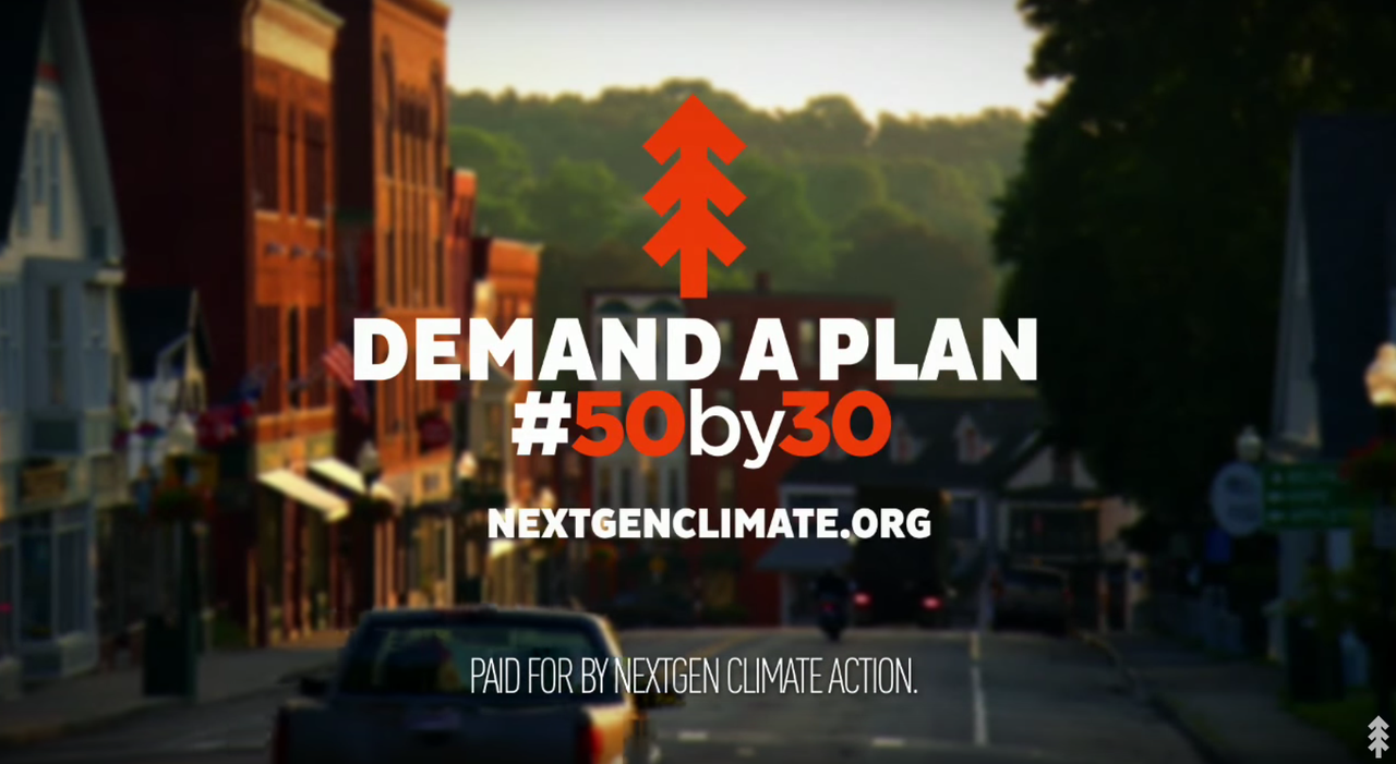 A TV ad from NextGen Climate