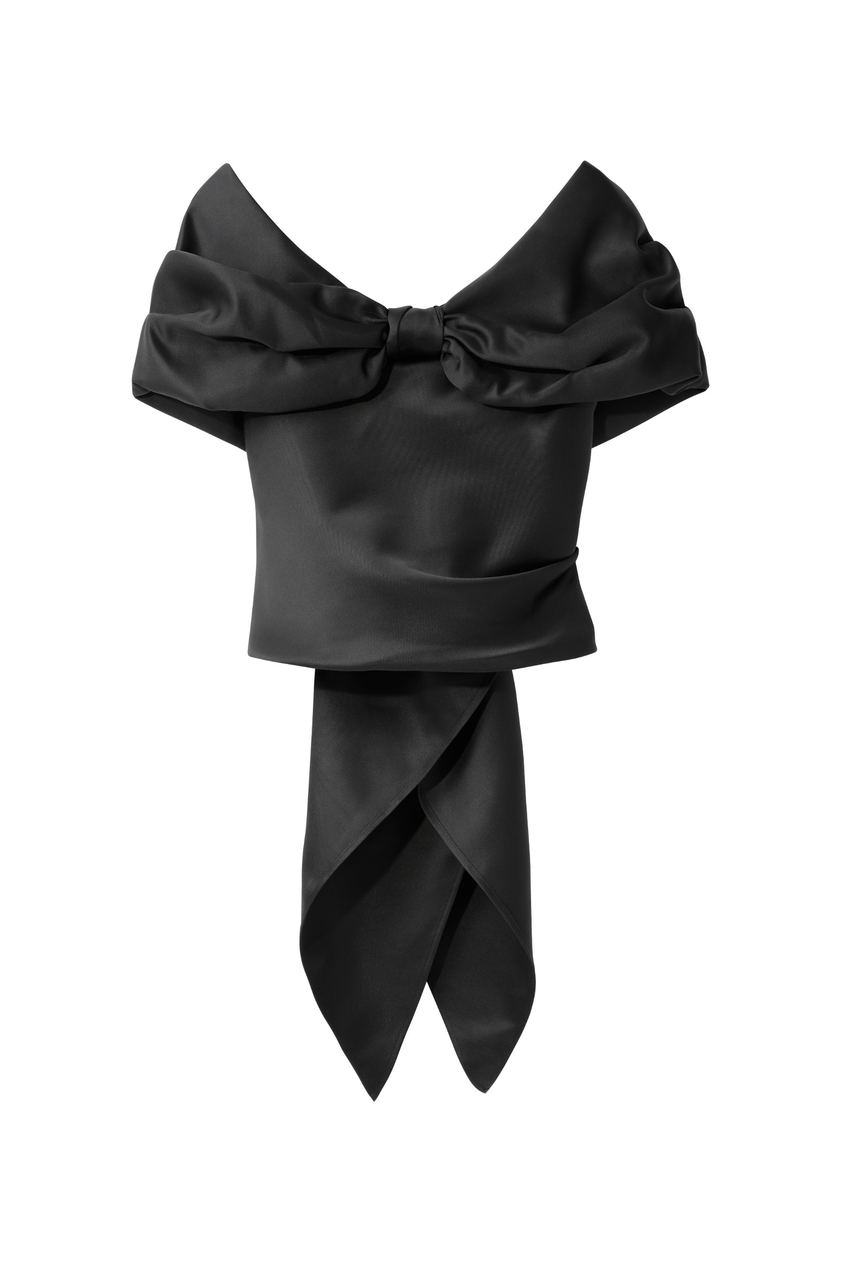 black bow blouse