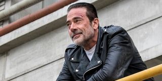 negan smiling in the sanctuary the walking dead