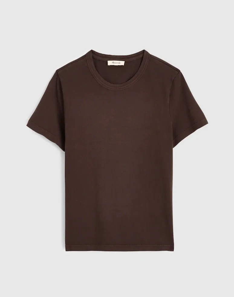 Madewell, The Perfect Crewneck Tee in Allday Jersey