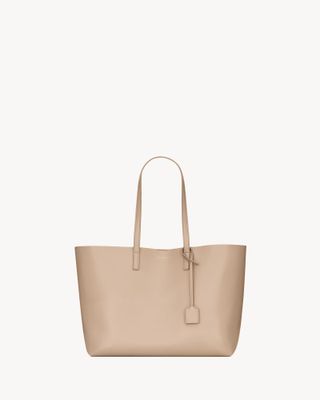 YSL LEATHER SHOPPER TOTE