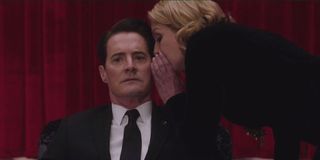 Twin Peaks, Laura Palmer whispering to Cooper