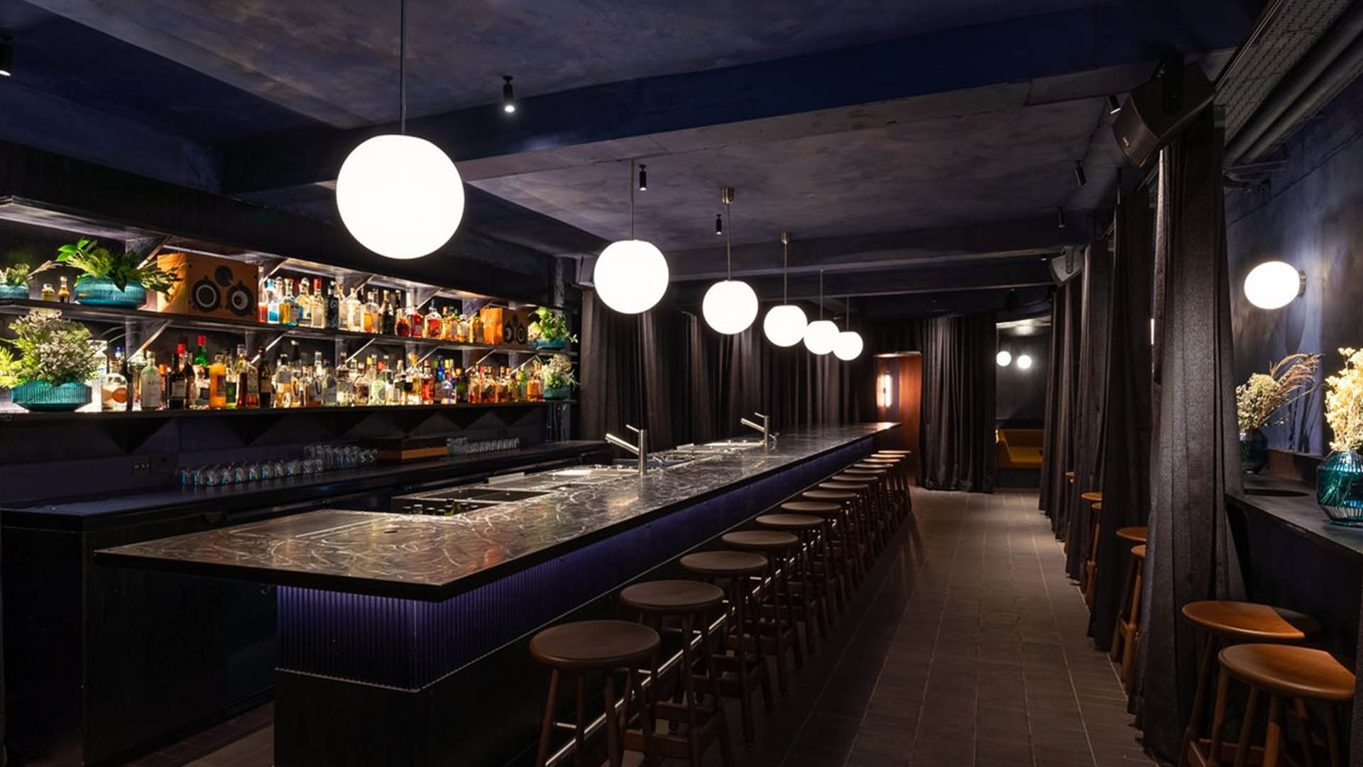 A photo of the Soma Soho cocktail bar.