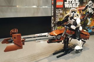 Lego "Star Wars" Scout Trooper & Speeder Bike building set ($54.99)