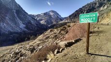 Nearly Snowless Tioga Pass