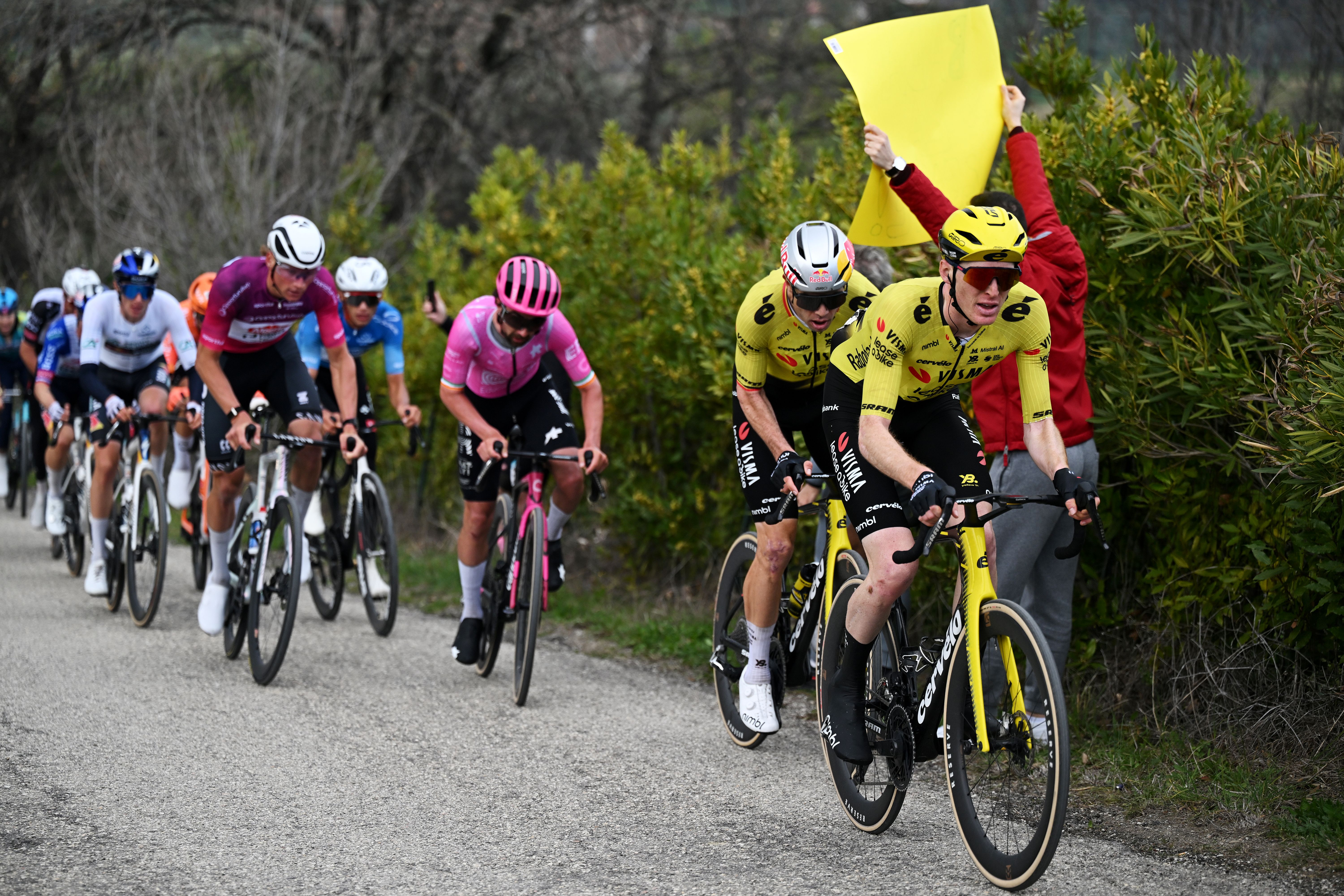 Tirreno-Adriatico stage 5 LIVE - The race enter the Marche region and the famous 'Muri' climbs