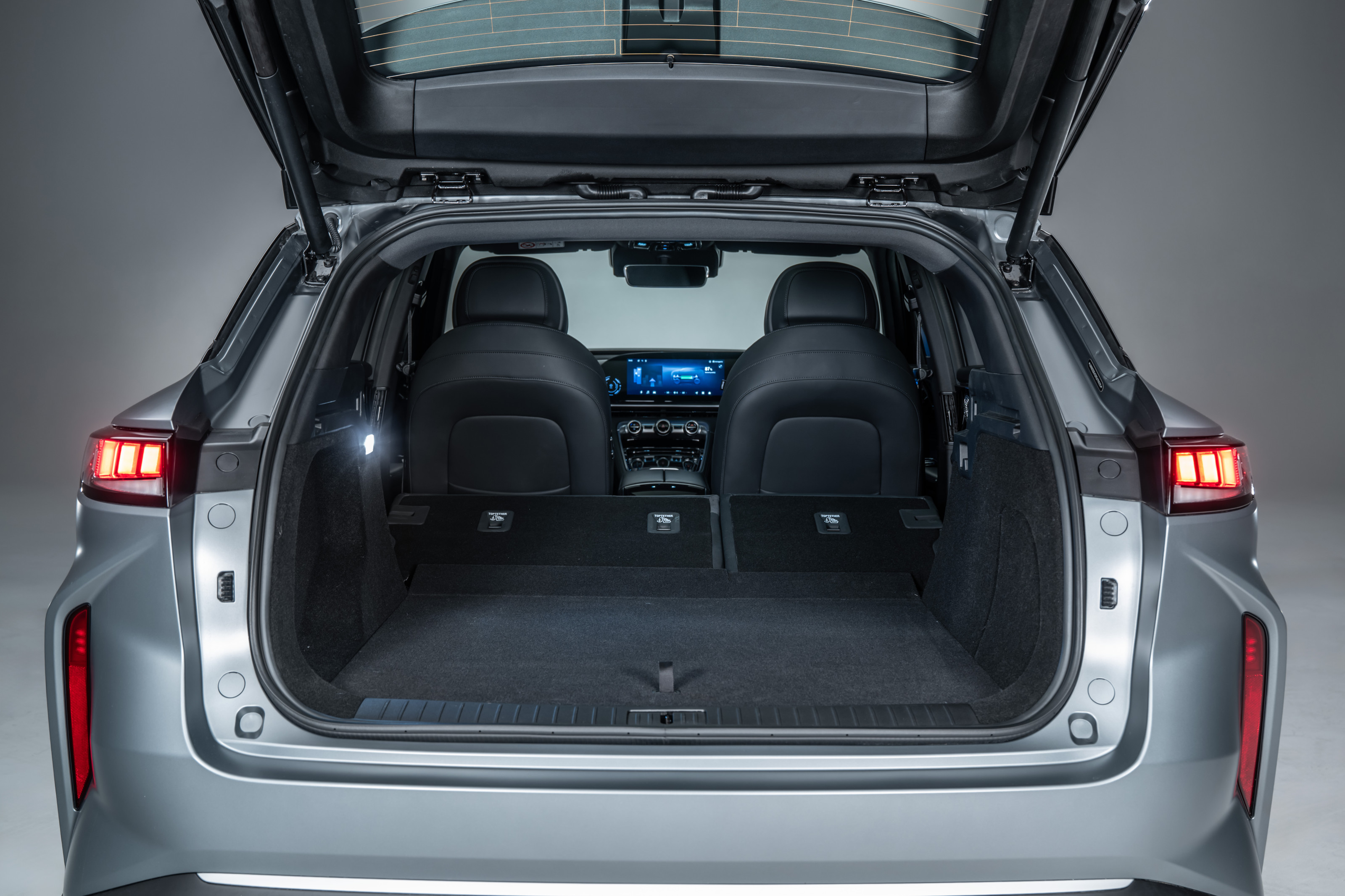 The Omoda 9 is spacious but not excessively huge