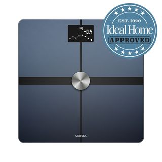 Withings Body+ bathroom scale with Ideal Home Approved stamp