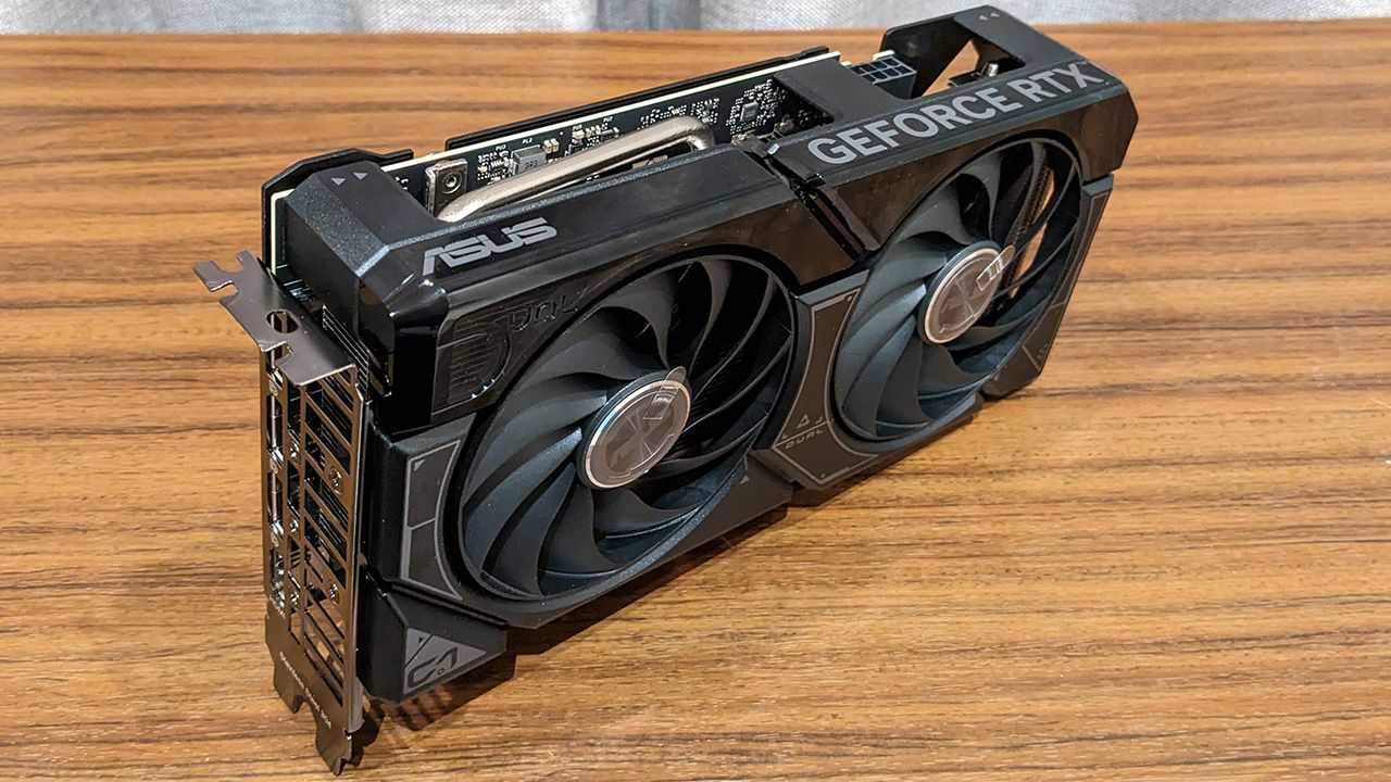 Asus Dual GeForce RTX 4060 Ti OC 3/4 view