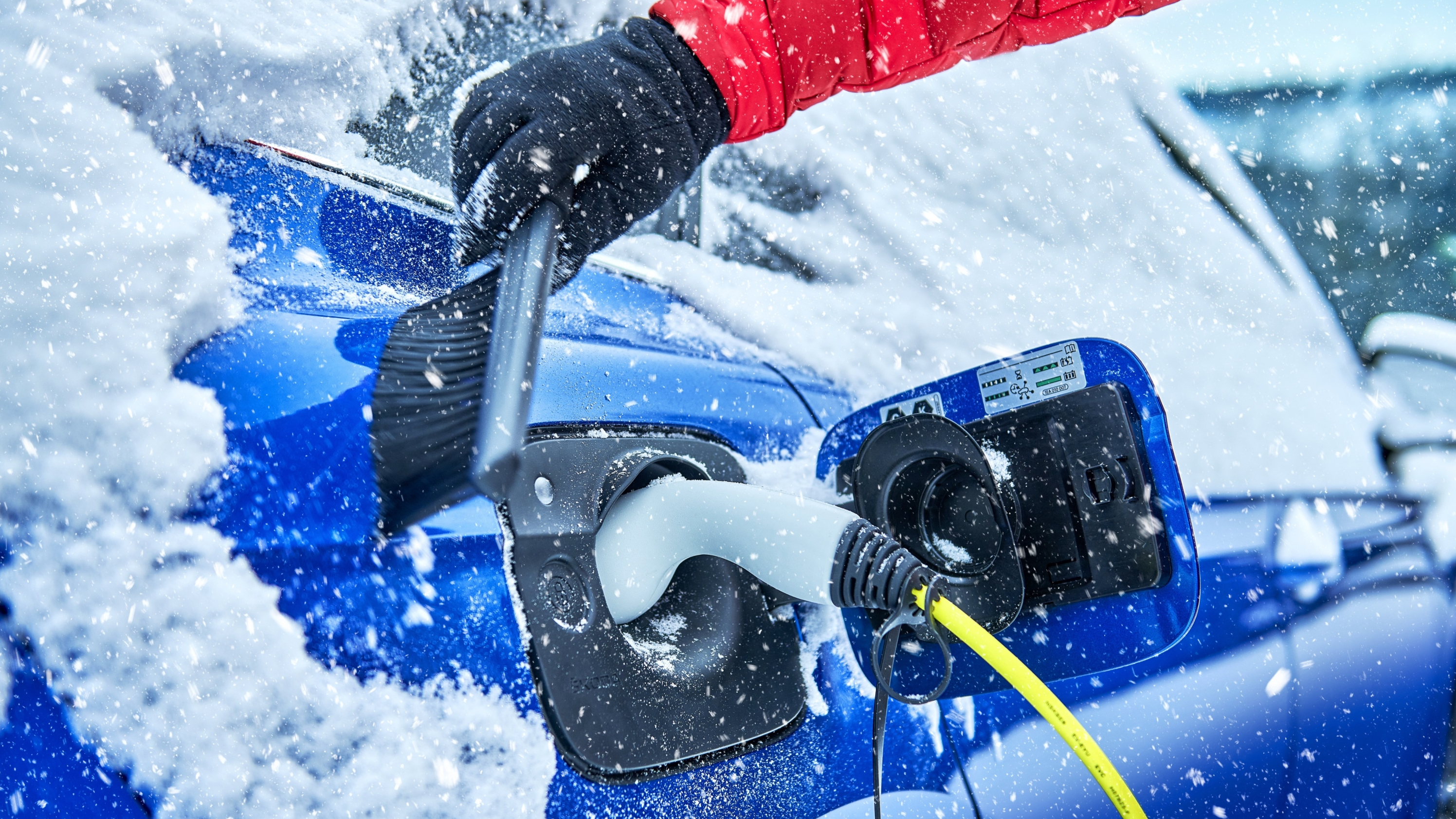 Skoda Enyaq iV - winter charging