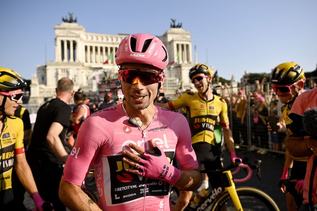 Primož Roglič (Jumbo-Visma) after winning the 2023 Giro d&#039;Italia