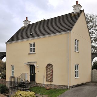 house with exterior and cream wall