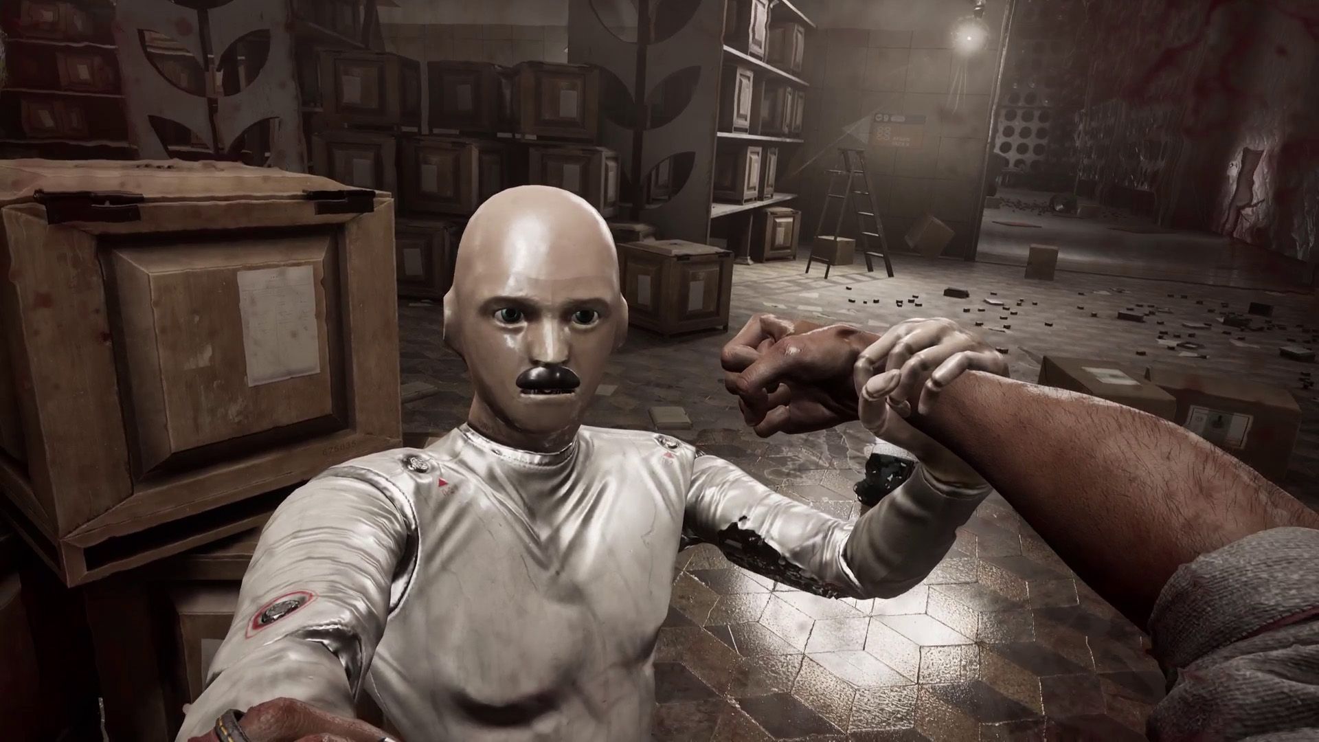 Atomic heart для слабых пк. Вовчик Атомик Харт. Atomic Heart робот Вовчик. Атомик хёрт игра. Робот Лукашенко Атомик Харт.