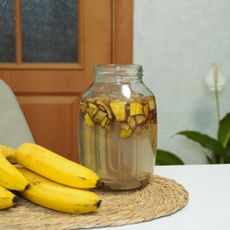 Banana peel water for plants