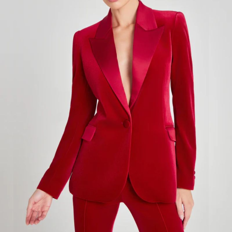 red velvet tuxedo
