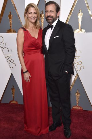Steve Carrell & His Wife At The Oscars 2016
