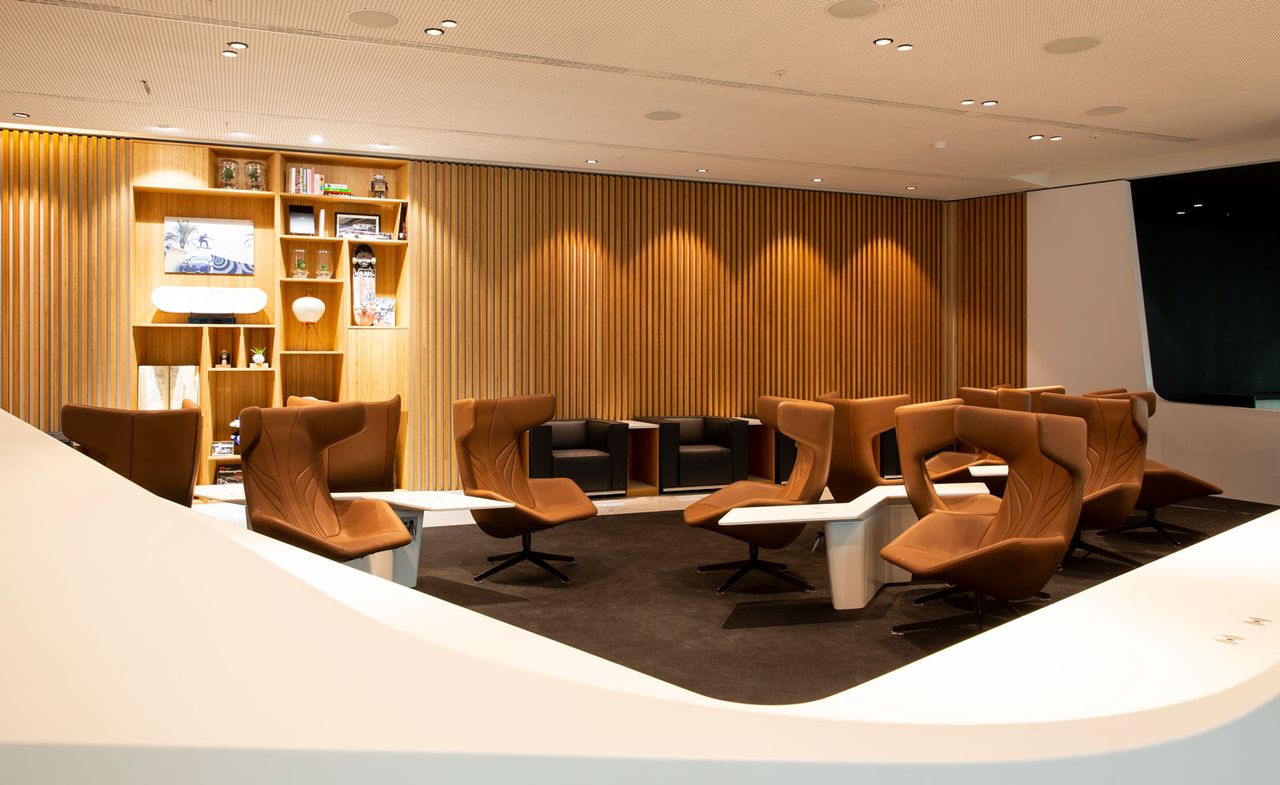 The Lounge by Lexus, in Brussels airport