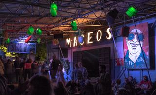 Maceos, the crew bar at Glastonbury's Block 9, hosts an artist-in-residence each year – and even more live DJ sets