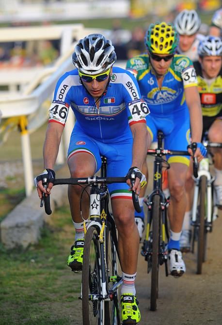 Enrico Franzoi en route to an 11th place result at his home World Cup in Rome.
