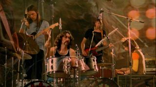 Pink Floyd onstage at Pompeii
