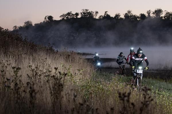 Racers travel around Lake Eucumbene at Buckenderra Resort