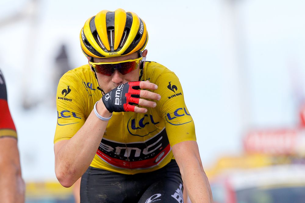Rohan Dennis surrendered the yellow jersey after stage 2.