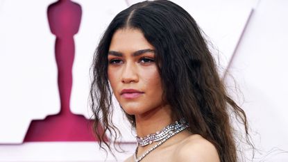 los angeles, california – april 25 zendaya attends the 93rd annual academy awards at union station on april 25, 2021 in los angeles, california photo by chris pizzello poolgetty images