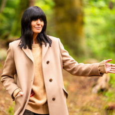 Claudia Winkleman on The Traitors