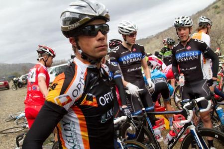 Mike Creed (Optum) following stage one of the Merco Cycling Classic.