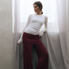 H&M Foldover-Waist Sports Trousers
