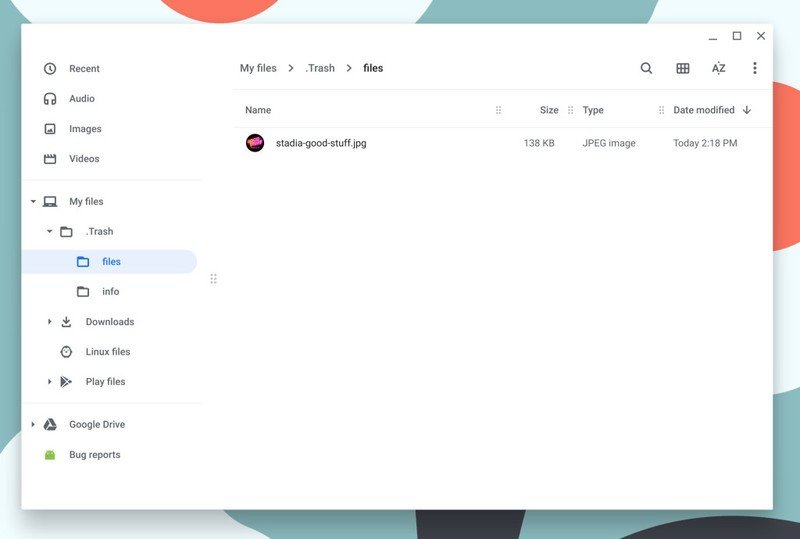 Chrome Os Trash Folder