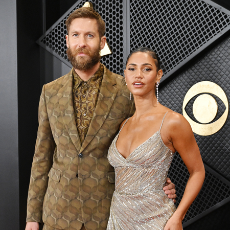 Vick Hope says she listens to Taylor Swift while Calvin Harris is out
