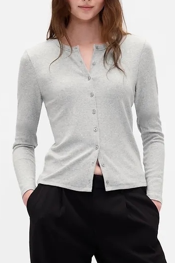 Gap, Modern Crewneck Cardigan