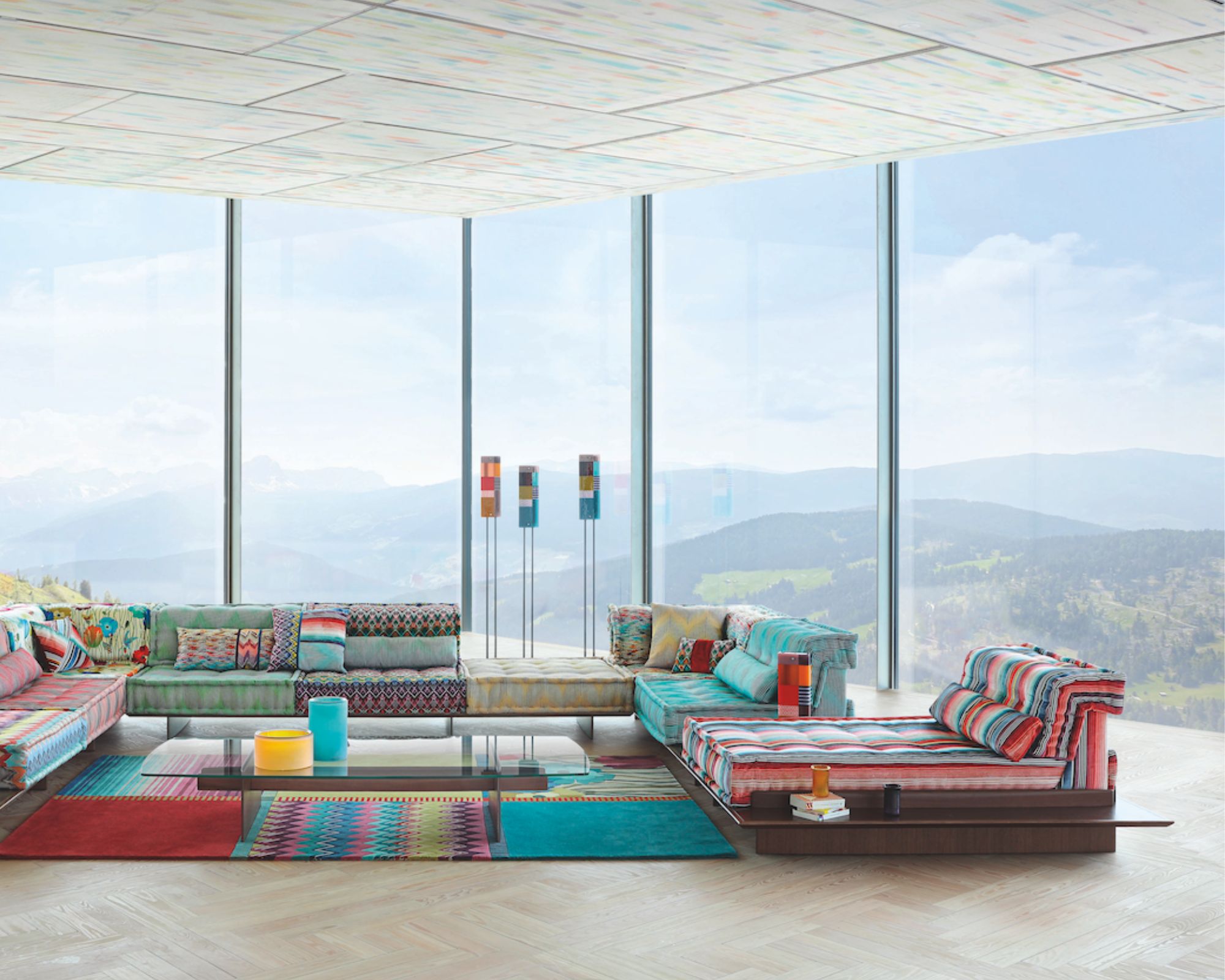 roche bobois mah jong sofa