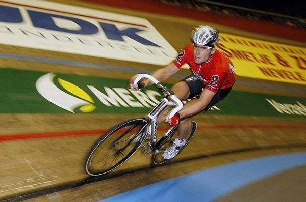 Robert Bartko helped take a lap