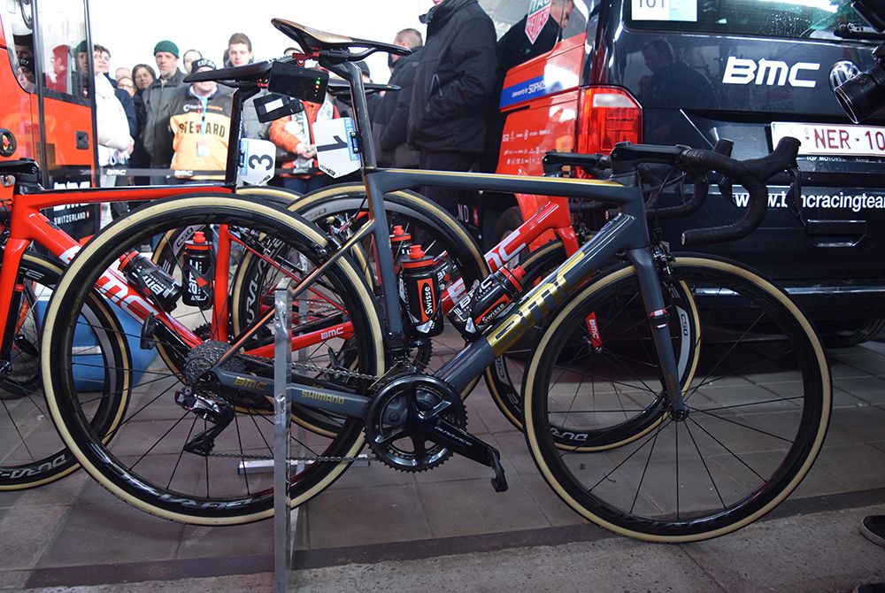 Greg Van Avermaet's custom painted BMC Teammachine SLR01 for 2018