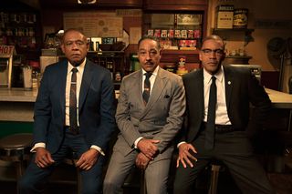 (From l.): Forest Whitaker, Giancarlo Esposito and Nigel Thatch of Epix original 'Godfather of Harlem.' 