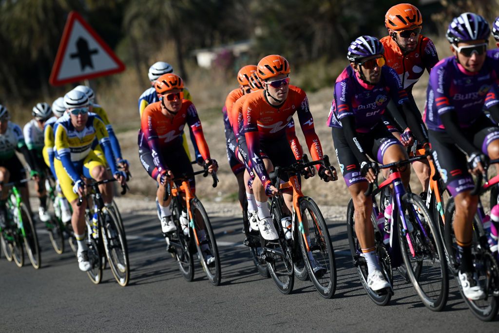 ALTEA SPAIN FEBRUARY 01 Stanislaw Aniolkowski of Poland and Team Human Powered Health competes during the 74th Volta a la Comunitat Valenciana 2023 Stage 1 a 1894km stage from Orihuela to Altea VCV2023 VoltaValenciana on February 01 2023 in Altea Spain Photo by Dario BelingheriGetty Images