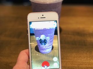 Starbucks Pokechino with Pokemon GO
