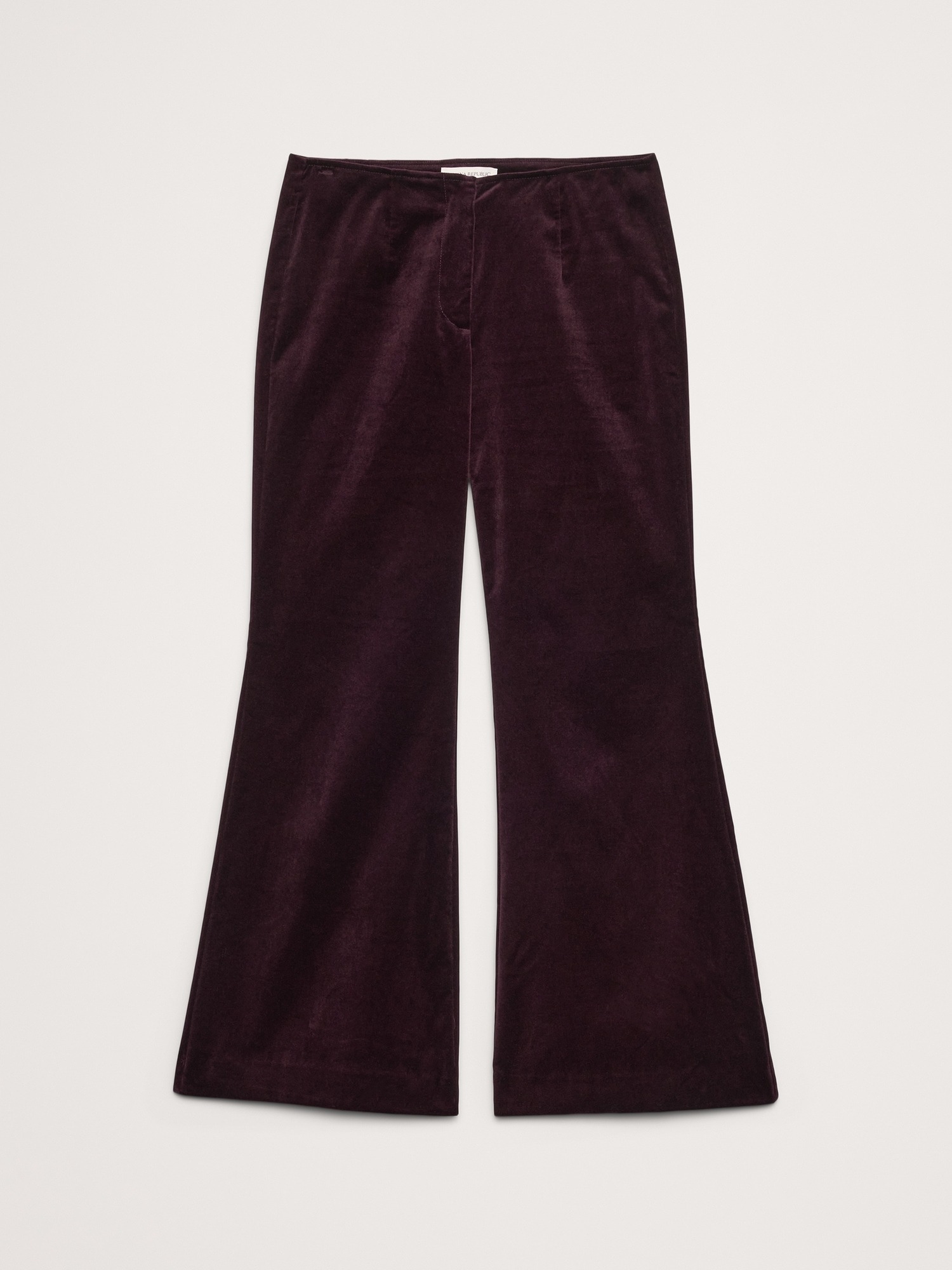 banana republic, Mid-Rise Flare Velvet Pant