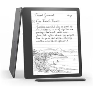 Kindle Scribe with a drawing on the screen