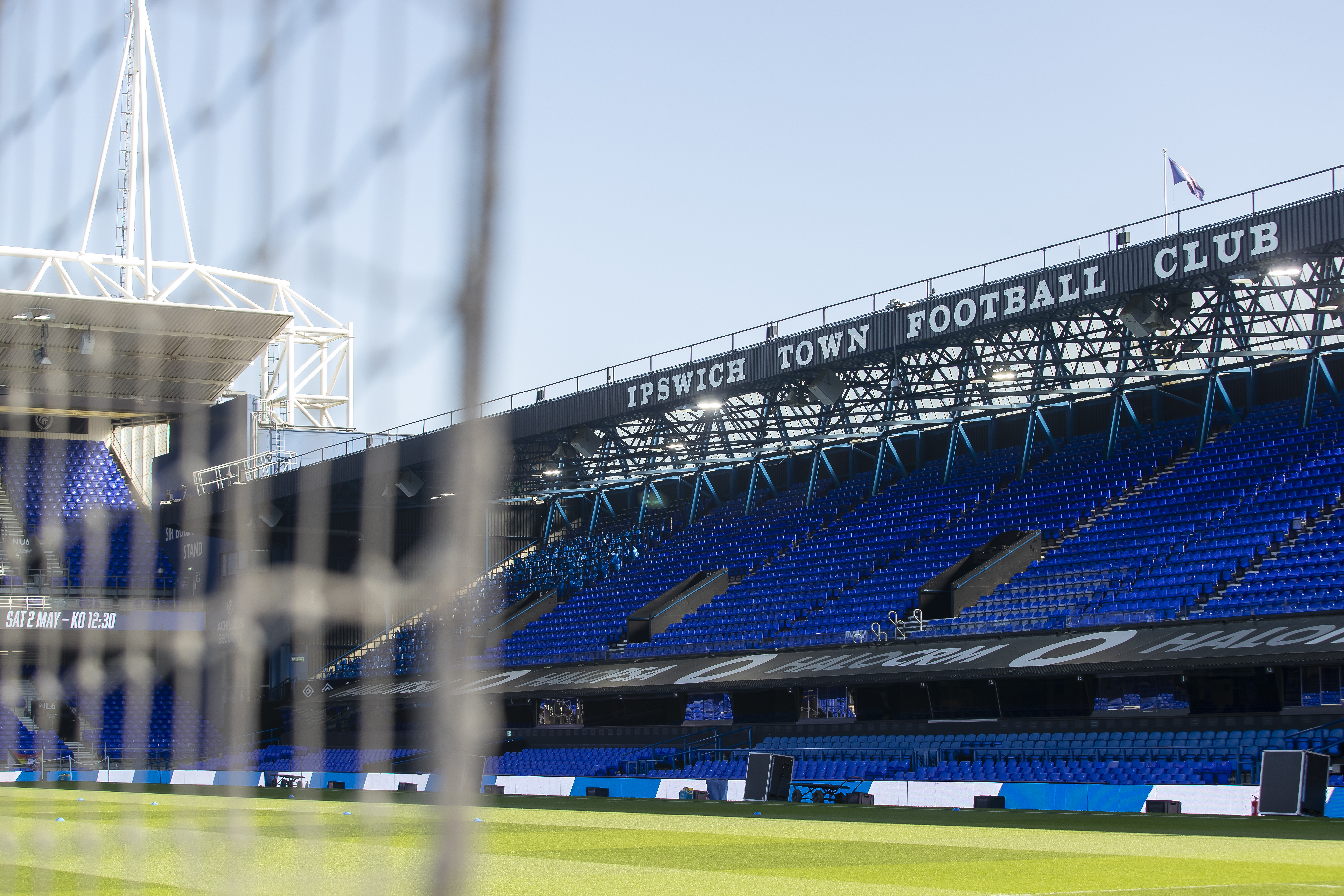 A general view of Ipswich Town Football Club before the Sky Bet Championship match between Ipswich Town and Middlesbrough at Portman Road, Ipswich, on April 19, 2026. (Photo by MI News/NurPhoto via Getty Images)