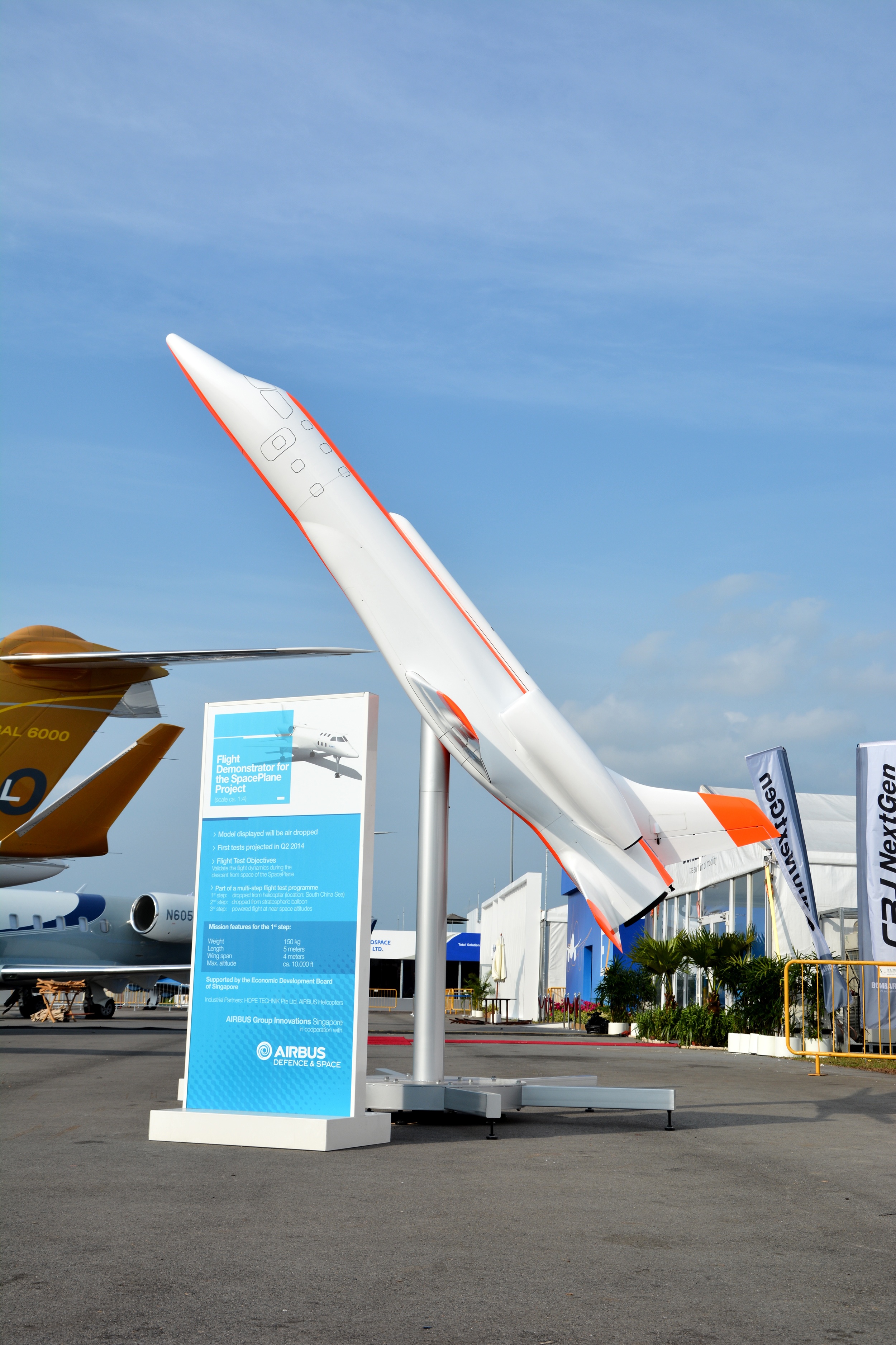 Airbus&#039; Spaceplane Prototype on Display