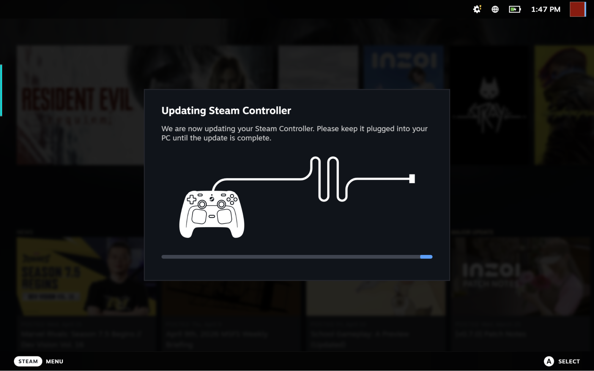 Valve Steam Controller