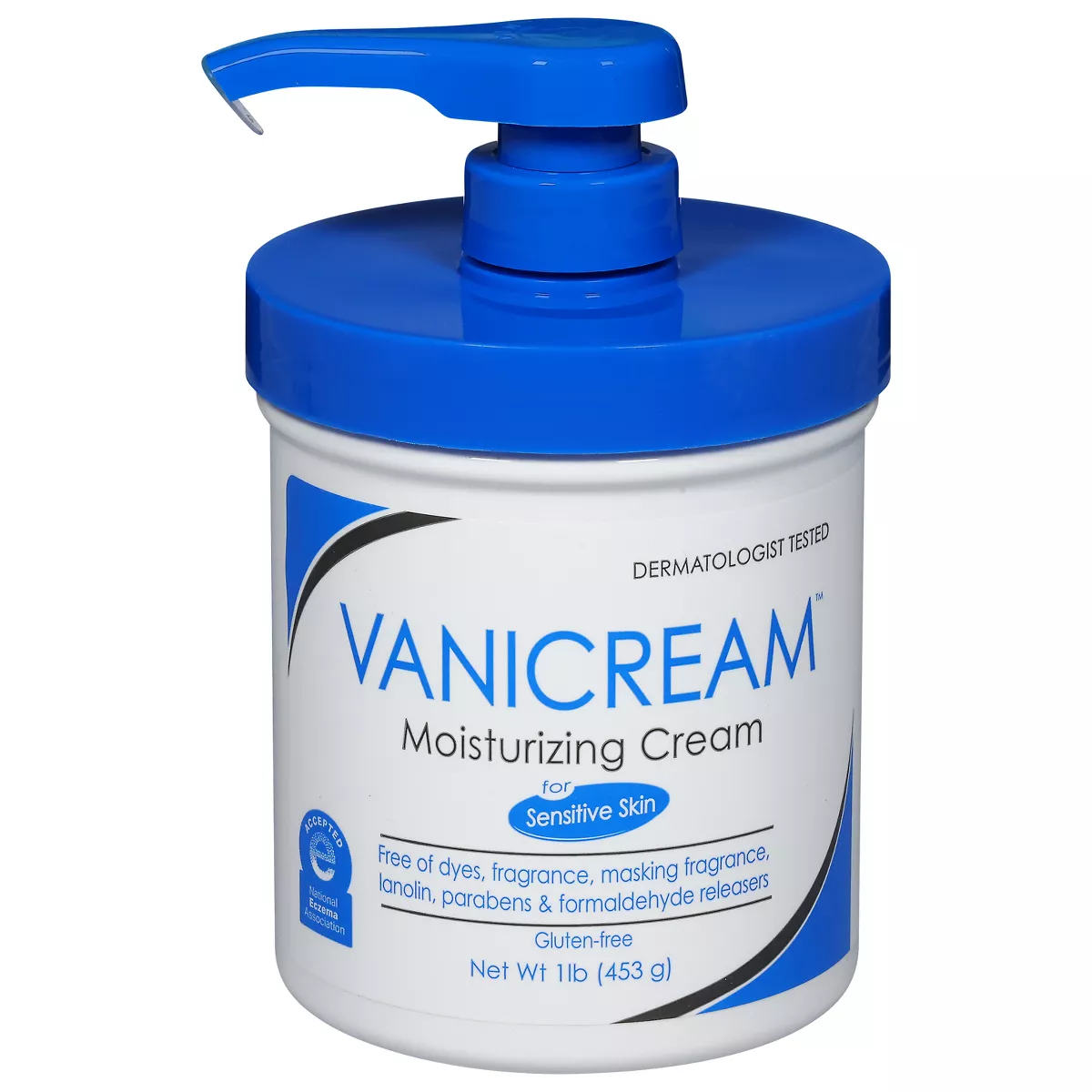 Vanicream Moisturizing Cream for Sensitive Skin With Pump - Unscented - 16oz