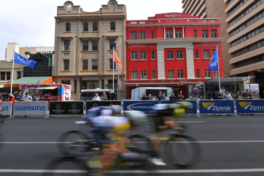 The pace was high in the final stage of the 2020 Women's Tour Down Under