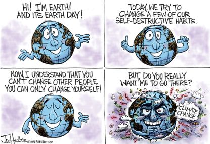 Editorial Cartoon U.S. Earth Day 2016