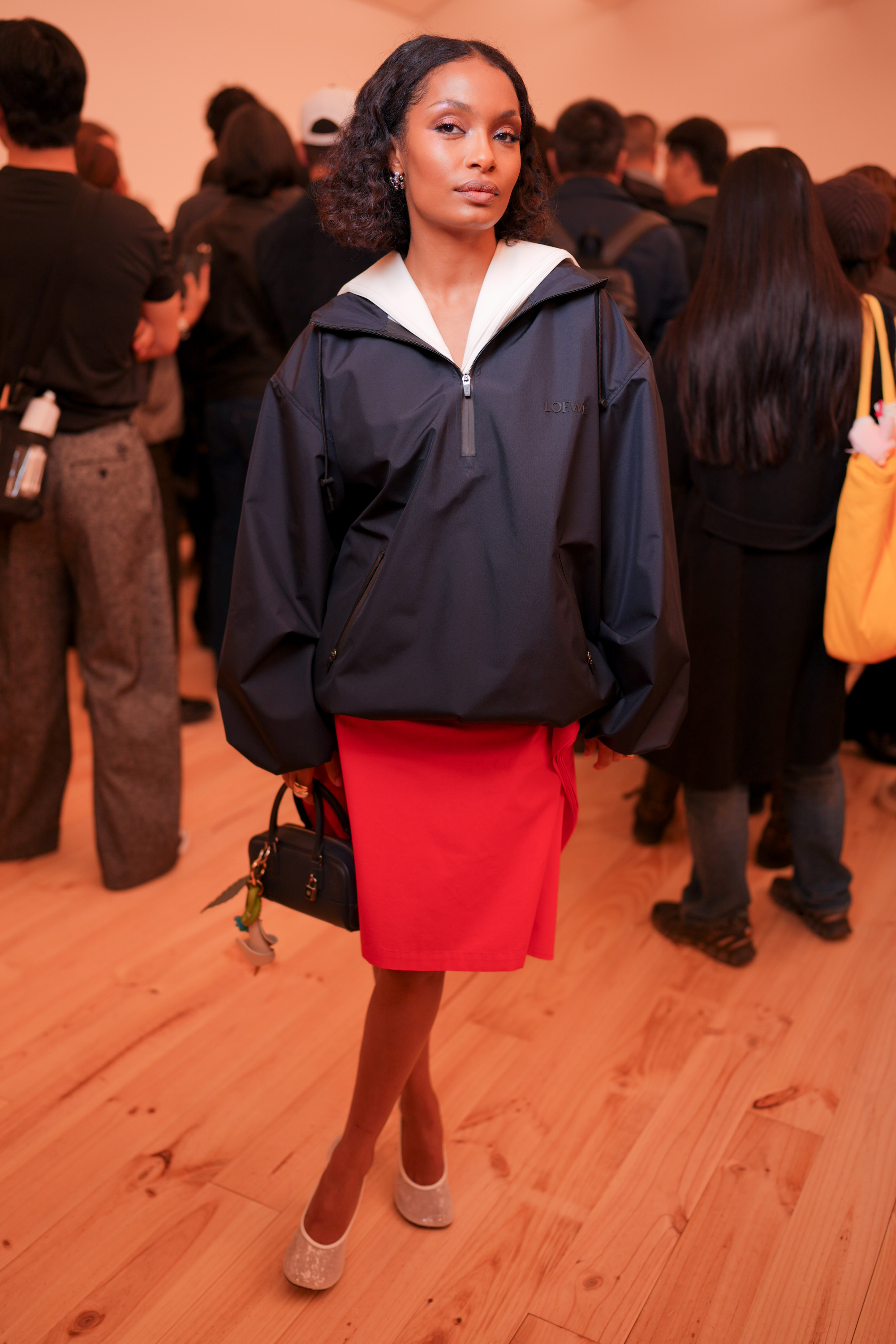 Yara Shahidi at Loewe Runway Show.