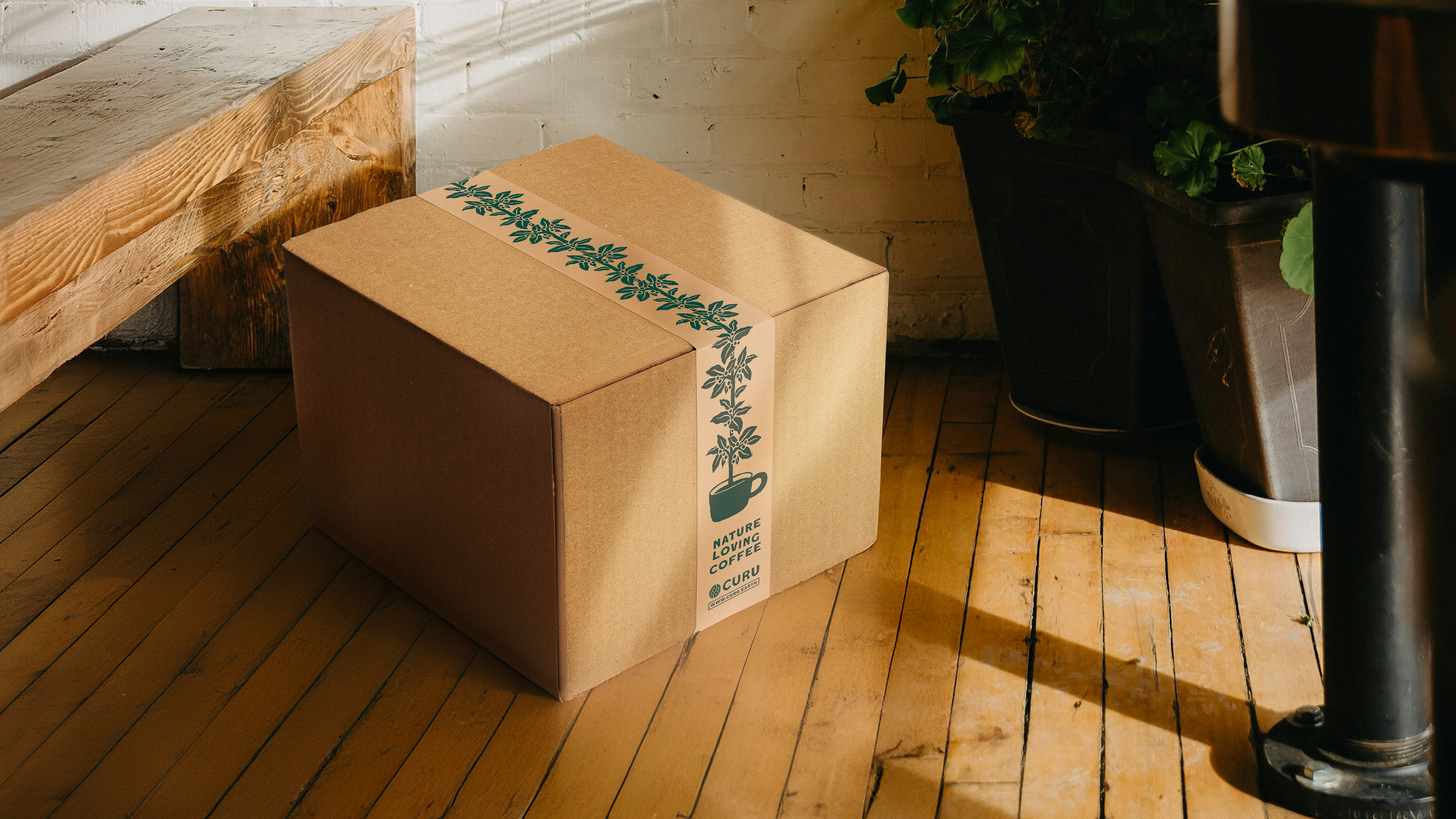 Curu nature loving coffee branding